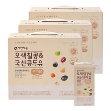 자연채움 오색칠콩 국산콩두유 무가당, 60개, 190ml