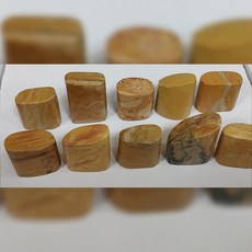 타원형 황석 두인 유인 수제도장 전각, 1개
