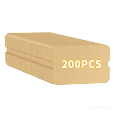 일회용 에어 프라이어 SMART 실내 양피지 FOODI 직사각형 XL 그릴 IN 라이너 액세서리 FG551, 200pcs brown