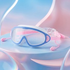 [KC안전인증] PEISO 아동 와이드 수경 안티포그 G901, 1개, 소다블루