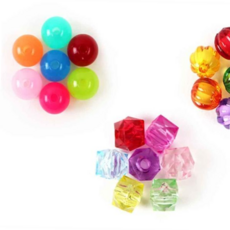 아크릴 꾸미기 비즈 사탕 DIY 10mm 59000EA 1EA, 오재미 소