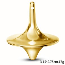 팽이 토템 6color 스피너 아연합금 무한팽이, 1개, 골드