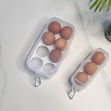 휴대용 캠핑용 8구 계란케이스 보관함