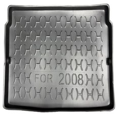 e系列 汽車後廂防水托盤 適用於 2008, 黑色, 后廂