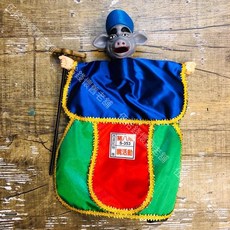 布袋戲掌中戲偶：西遊記、三國志系列，復古懷舊台灣味手偶戲偶, 1個, 豬八戒