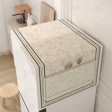 해피패브릭스 전자제품 먼지커버 덮개 냉장고위 덮개 신발장 세탁기 커버, E