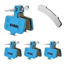 Corki Sram Avid Elixir 1 3 5 7 9 R ER CR Mag Level TL T용 디스크 브레이크 패드 4쌍 XX X7 X9 XXWC DB1 DB3 DB5용, 멀티 메탈릭