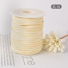 臺南出貨 韓國絨 雙面絨 仿皮繩 手鍊項鍊繩 鮮花禮盒包裝絲帶 DIY甜品蛋糕綁帶, 乳白色, 1個