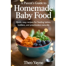 (英文圖書)A Parent's Guide to Homemade Baby Food: Quick Easy Recipes for Feeding Babies ... 平裝版, Independently Published, 英文