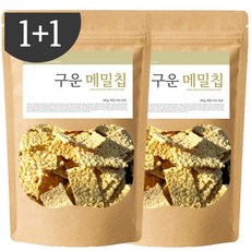 경주천년상회 구운 황금 메밀칩 구운버큇칩 메밀과자 스낵 건강간식 국내가공, 2개, 180g