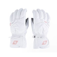 Racielo 女士滑雪手套 LAL-2022 寒冷天氣防水板手套, 白色