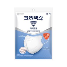 크리넥스 KF80 라이트핏 마스크 대형, 1개입, 100개