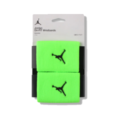 나이키 조던 점프맨 아대 AC4094-328 손목밴드, 1세트, 형광/블랙