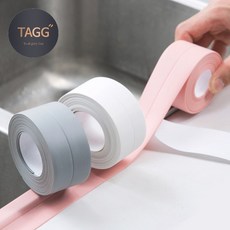 TAGG 싱크대 PVC 방수 테이프 3.8cm x 3.2m, 1개, 화이트