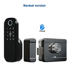 R5 PRO 녹 방지 코팅 인식 TTLock 앱 야외 잠금 장치 원격 제어 절전 스마트 도어락 림락, 01 빠른, 01 Normal Version