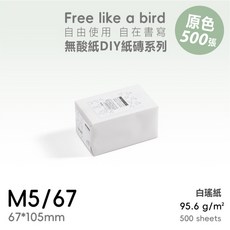 RAYRAYGO PAPERIDEAS【原色紙磚】16種尺寸 500張 白瑤紙 無酸紙 草稿紙 試色紙 DIY活頁本