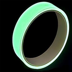 형광테이프 발광 반사스티커 안전테잎 사이클 2cm x 3m, 1개