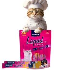 비타크래프트 리퀴드스낵 고양이 간식 치킨&타우린 15g X 30개
