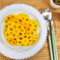 또밥찬 유자연근피클 500g 1kg 유자연근무침, 1개