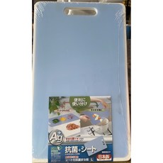 平安 日本TONBO兩用抗菌砧板 Ag銀顆粒 抗菌防霉雙面砧板 生熟食分開, 1個, 粉藍