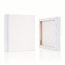 숲인더시티 미술 캔버스 판넬 유화 미니 드로잉 보드, 8개, 10x10cm