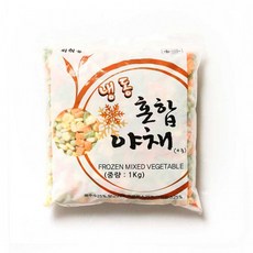 그린무역 냉동 야채 믹스 4종 외식용 1kg, 1개, 1g