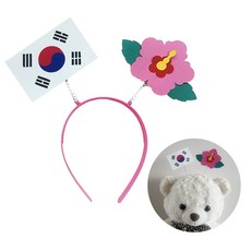 [해피메이크]태극기 무궁화 머리띠만들기 DIY키트 우리나라 호국보훈, 1개