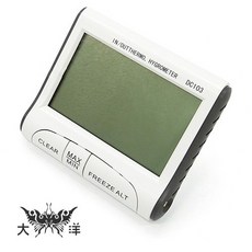 大洋 DC103 電子式室內溫溼度室外溫度計, 1個