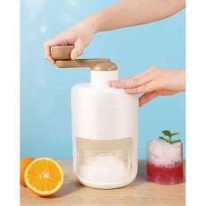 手動刨冰機 家用小型刨冰機 手搖製冰機 商用碎冰機, 1個, 鏽鋼刀頭【強勁抓力/秒出冰沙】PP食品級,刨冰機【不鏽鋼刀頭款】2個PP凍冰置物盒