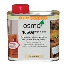 OSMO TopOil 工作檯面面漆, 3058/1罐/0.5L/加贈棉布, 1個