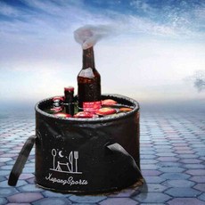 캠핑물통 접이식 야외 세척 설거지 물바구니 캠핑그릇건조대