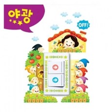 스위치 거품 다용도탭 거실러그 다용도 스티커 커버 콘센트 꾸미기 공주 원형러그 스위치커버, 본상품