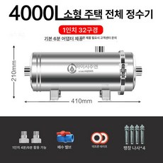 산업용 정수 필터 세척 1000L, 4000L 가촌 손세탁막 끊어짐 A