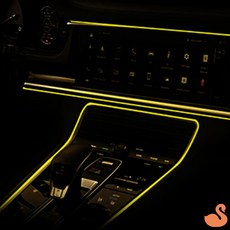 BRS LED 엠비언트 차량용USB무드등 차량LED바, 3M와이어+RGBLED모듈