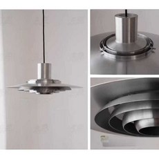 무드등 식당 펜던트등 모던 접시모양 천장조명 카페 거실, 신 2.0 크림 화이트 47.5x47.5x22