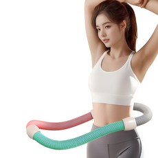 조용한 소프트 스프링 훌라후프 다이어트 홈트용, 삼색, 1개, 1.5kg