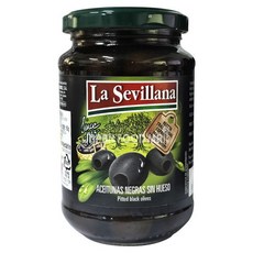 라세빌라나 블랙올리브 370g/스페인산/피자 올리브, 1개