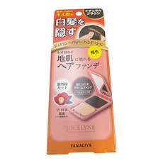 日本柳屋 白髮遮瑕粉餅13g 新包裝 公司貨, 1個, 褐色