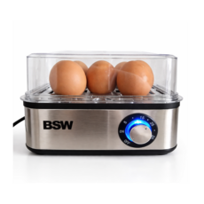 BSW 2단 멀티 계란 찜기 스텐 타이머 쿠커, BS-1504-EB