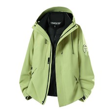 羽絨三合一情侶沖鋒衣 - 防風防水兩件套登山外套