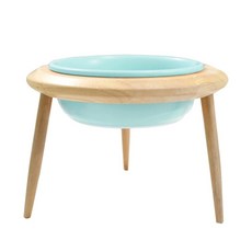 반려견 높이조절 식기 블루 소형 1P 세라믹 밥그릇hoh2+5LxJ