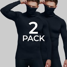 애슬리오 언더레이어 터틀넥 티셔츠 2팩 AO-BTL47