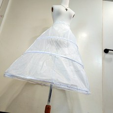 와이어 볼륨 속치마 한복 웨딩드레스 3단 패티코트