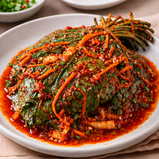 국내산 깻잎으로 만든 전라도식 깻잎김치 500g, 1개