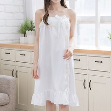 지니골프 여성 골프웨어 샤워 랩 목욕 가운 미니 원피스 로맨틱무지