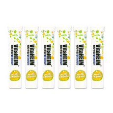 비타하임 발포멀티비타민 4 500mg 20정 6개 / 물에타서먹는 비타민, 4개