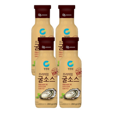 청정원 프리미엄 굴소스 (소비기한 2026-05-07), 280g, 4개