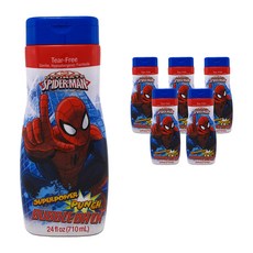 미즈버거 스파이더맨 슈퍼파워 펀치 버블 배스, 710ml, 6개