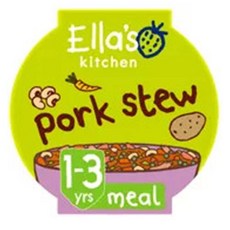 Ellas Kitchen 엘라스 키친 오가닉 돼지고기 스튜 콩 즉석 유아식 12개월 이상 200g 3팩