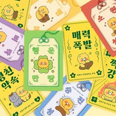 카카오프렌즈 춘식이 오디너리 행운 부적 세트, B세트, set B